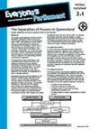 Factsheet 2.1 - The Separation of Powers in Queensland