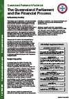 Factsheet 3.11 - The Queensland Parliament and the Financial Process