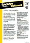Factsheet 7.6 - Political Representation