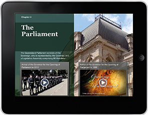 Parliament and Goverment in Queensland - page sample