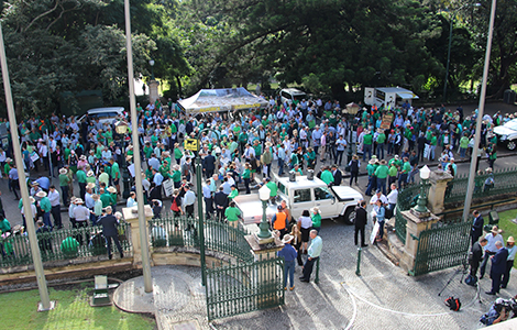 Speakers Corner protest
